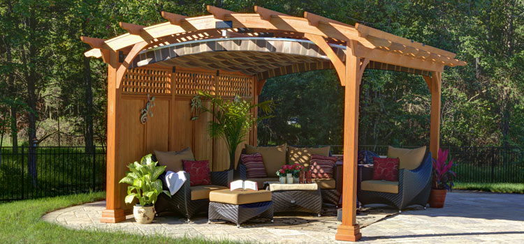 Modern Wood Pergola Installation in Sherman Oaks, CA